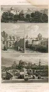 Kudüs-1.Şam Kapısı Ve Şehrin Dış Duvarları 2.Kutsal Mezar Kilisesi 3.Hz.Ömer Cami 4. Latin Manastırının Terasından Manzara