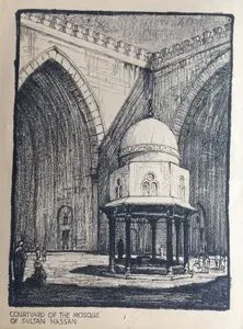 Sultan Hasan Caminin Avlusu Ve Şadırvanı