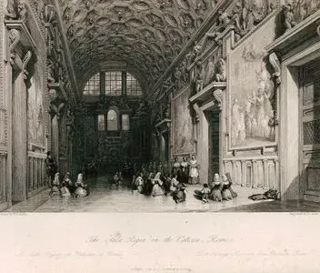 Sala Regia(Regal Room) (Kraliyet Salonu), Vatikan, Roma