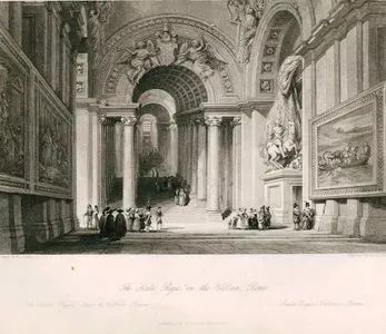 Sala Regia (Kutsal Merdivenler), Vatikan, Roma