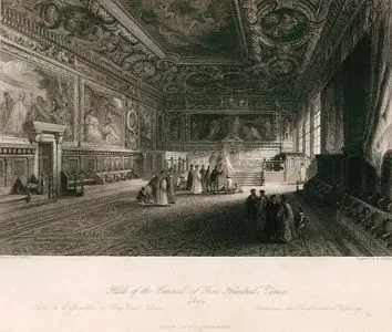 Beşyüz Konsul Salonu(Palazzo Vecchio), Venedik, İtalya