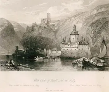 Kaub, Gutenfels Kalesi Ve Pfalz