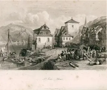 Ren Nehri Üzerinde Sankt Goar