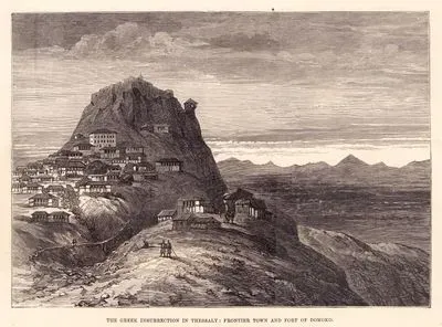 Teselya'da Yunan Ayaklanması, Domoko Kalesi Ve Kasabası