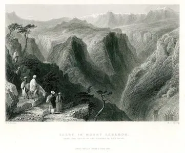 Kadisha (Kutsal) Vadisi Üzerinde Lübnan Dağları