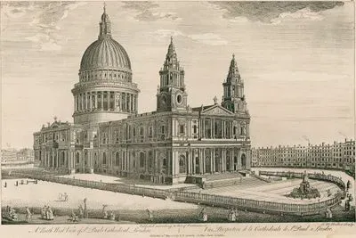 St.Paul Katedralinin Kuzeybatıdan Görünümü
