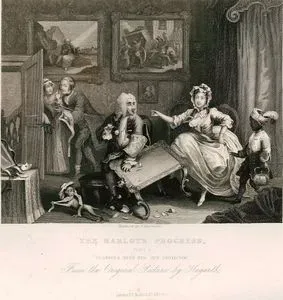 Fahişenin İlerlemesi-Yeni Koruyucusu İle Kavga-Plate 2.