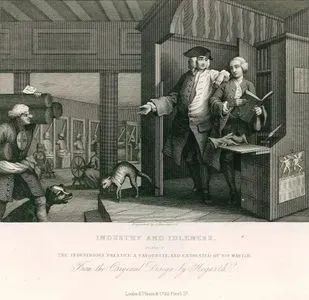 Çalışkanlık Ve Tembellik-Çalışkan Çırağın Ustasının (Patronun) Gözdesi olması Ve Terfi Alması-Plate 4.