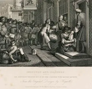 Çalışkanlık Ve Tembellik-Çalışkan Çırağın Ustasının (Patronun) Kızıyla Evlenmesi-Plate 6.