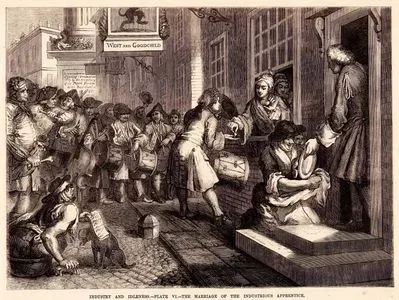 Çalışkanlık Ve Tembellik-Plate 6.-Çalışkan Çırağın Evliliği
