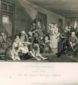 Hovardanın Sonu-Tımarhane Sahnesi-Plate 8.