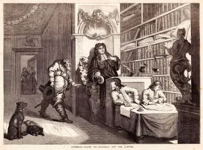 Hudibras-Plate 7.-Hudibras Ve Avukat