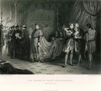 Kardinal Wolsey İle Buckinghamın Kavgası, 1. Perde 1. Sahne (Kral VIII. Henry)