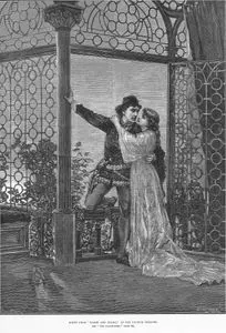 Romeo Ve Juliet Oyunundan Bir Sahne, Lyceum Tiyatrosu, Londra