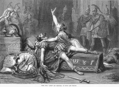 Antonius ve Kleopatra Oyunundan Bir Sahne, Drury Lane Tiyatrosu