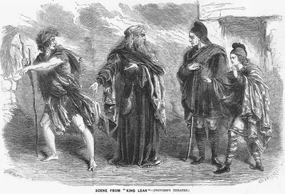 Kral Lear Oyunundan Bir Sahne, Prenses Tiyatrosu, Londra