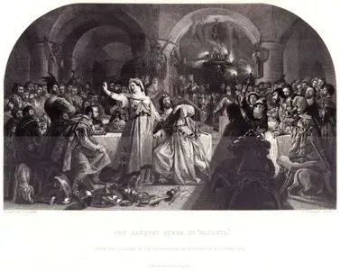 Macbeth Oyununda Ziyafet Sahnesi, 3. Perde 4. Sahne