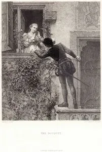 Romeo'nun Juliet'e Bir Buket Çiçek Vermesi