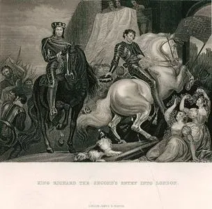 İngiltere Kralı II.Richard İle Henry Bolingbroke'nin (IV.Henry) Londra'ya Girişi, 5.Perde 2.Sahne (Kral II. Richard)