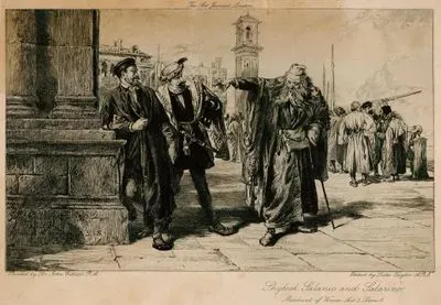Shylock, Salanio Ve Salarino, 3. Perde 1.Sahne (Venedik Taciri)
