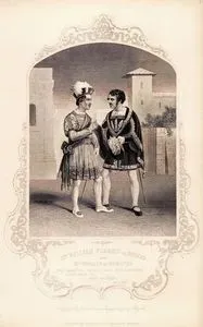 Romeo Rolünde Mr. Willam Farren Ve Mercutio Rolünde Mr. Hoskins  2. Perde 4.Sahne (Romeo Ve Juliet)
